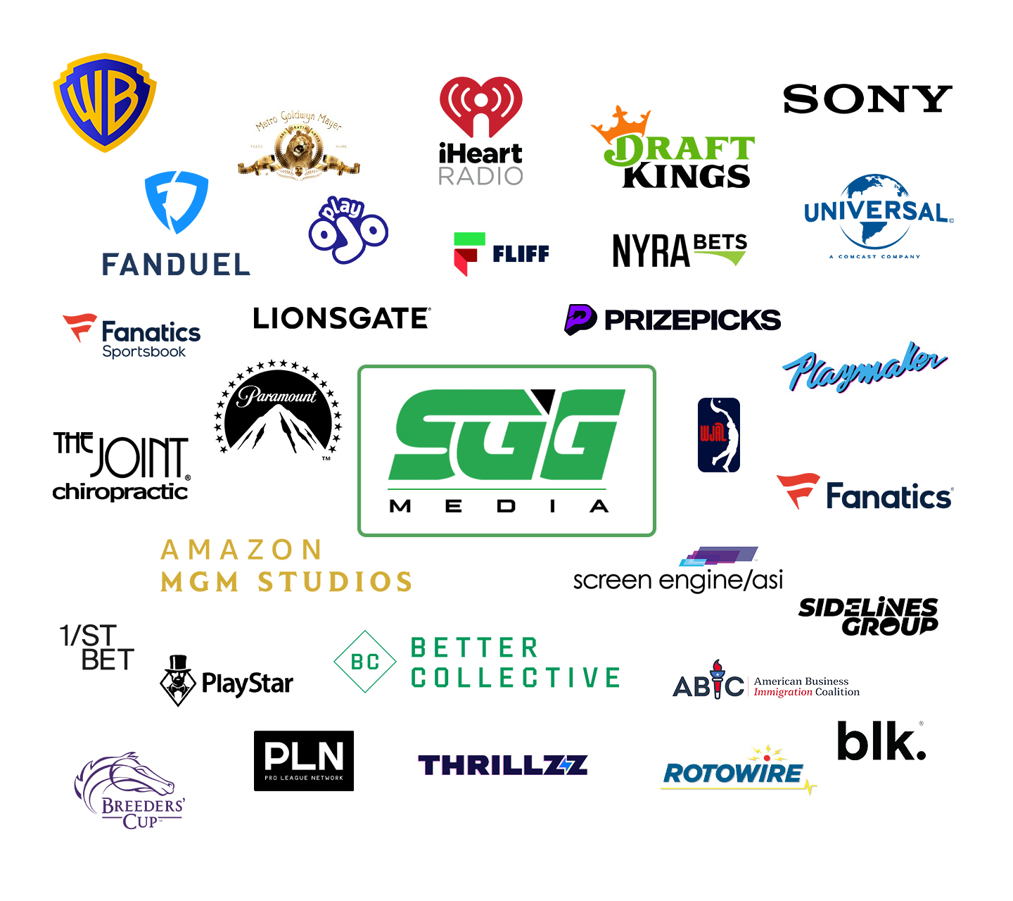 SGG Media Clients Logo