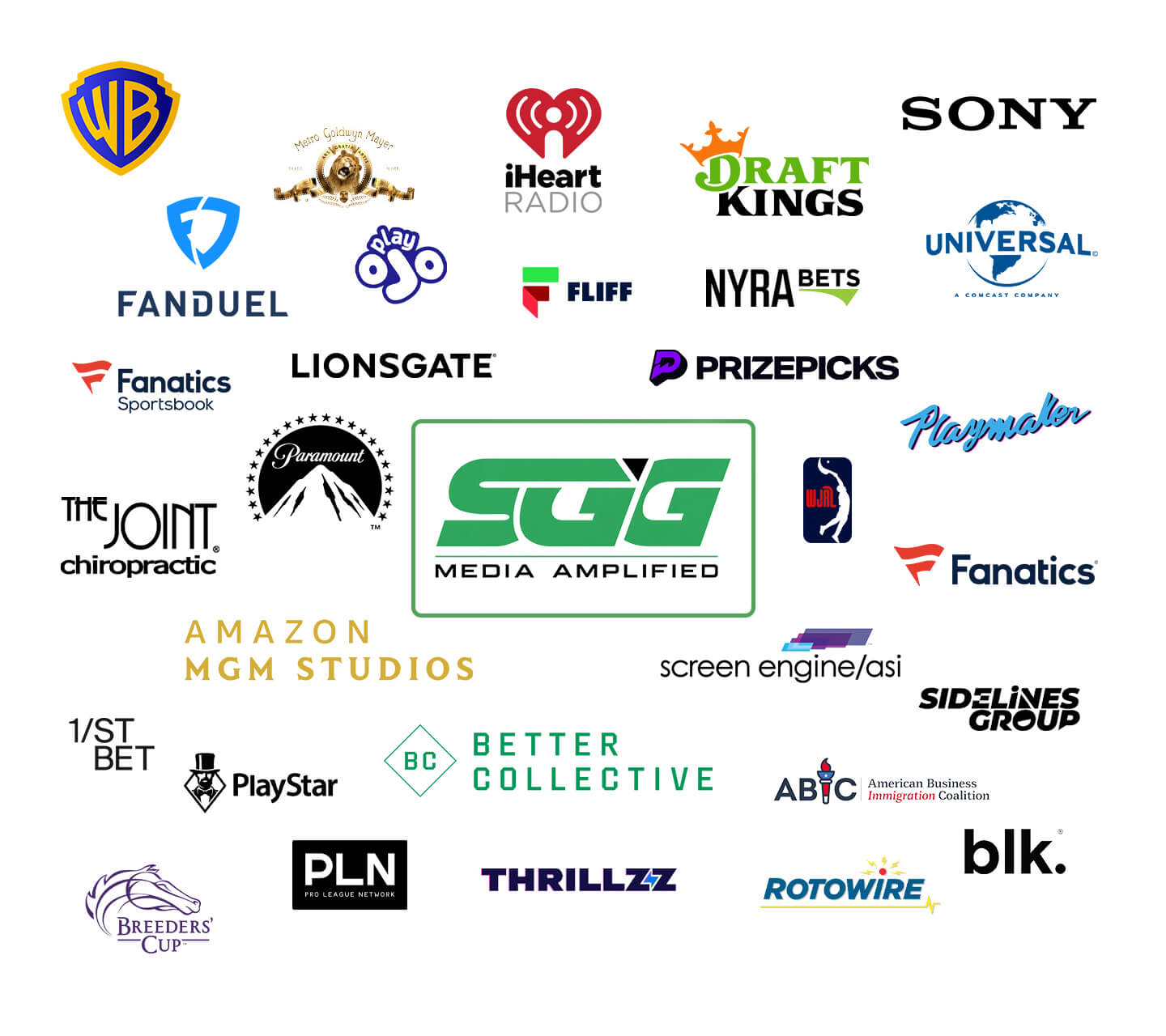 SGG Media Clients Logo