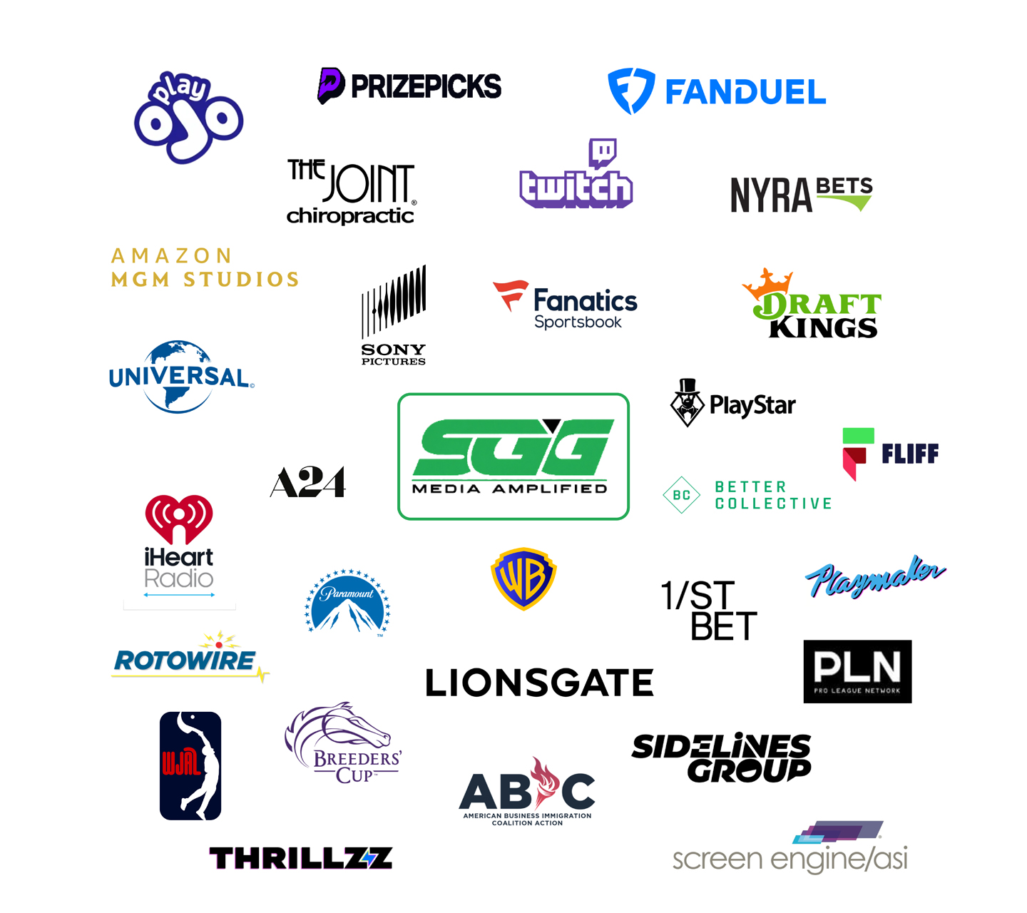 SGG Media Clients Logo