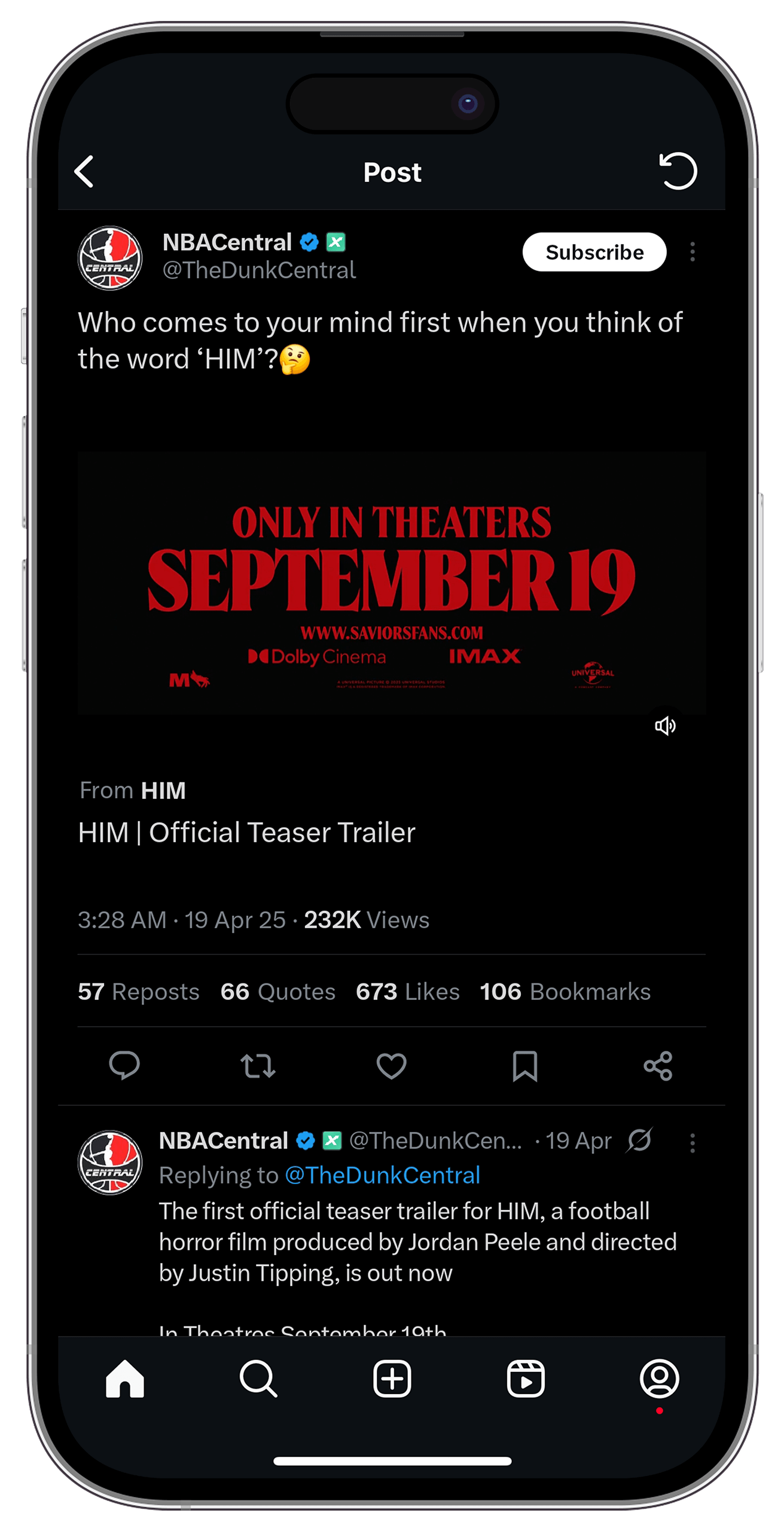 HIM Official Trailer